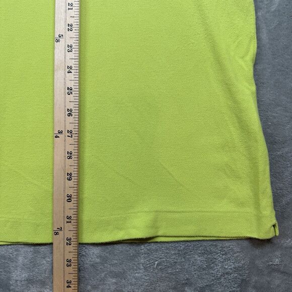 Lacoste Polo Short Men’s XXL Green Cotton Short Sleeve Logo Golf Casual 5191L - Picture 5 of 7